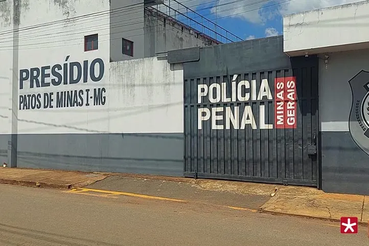 presídio de Patos de Minas, portão da frente