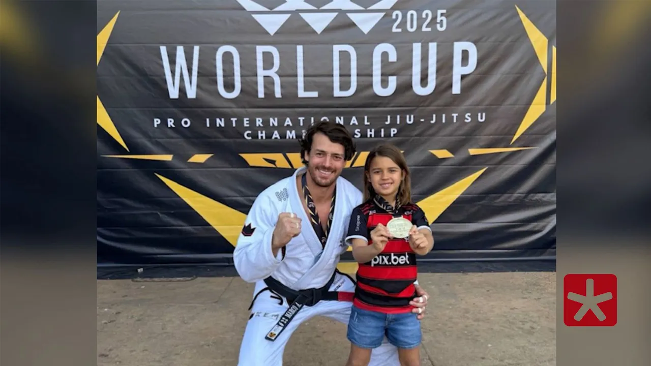 Pai e filha patenses conquistam premiações em campeonato de Jiu-Jitsu em Brasília