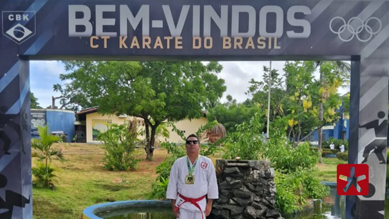 Atleta patense com deficiência visual conquista título brasileiro de karatê e garante vaga no Sul-Americano