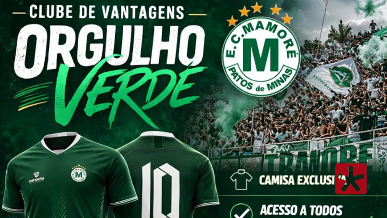 Mamoré lança Clube de Vantagens Orgulho Verde e amplia benefícios para torcedores