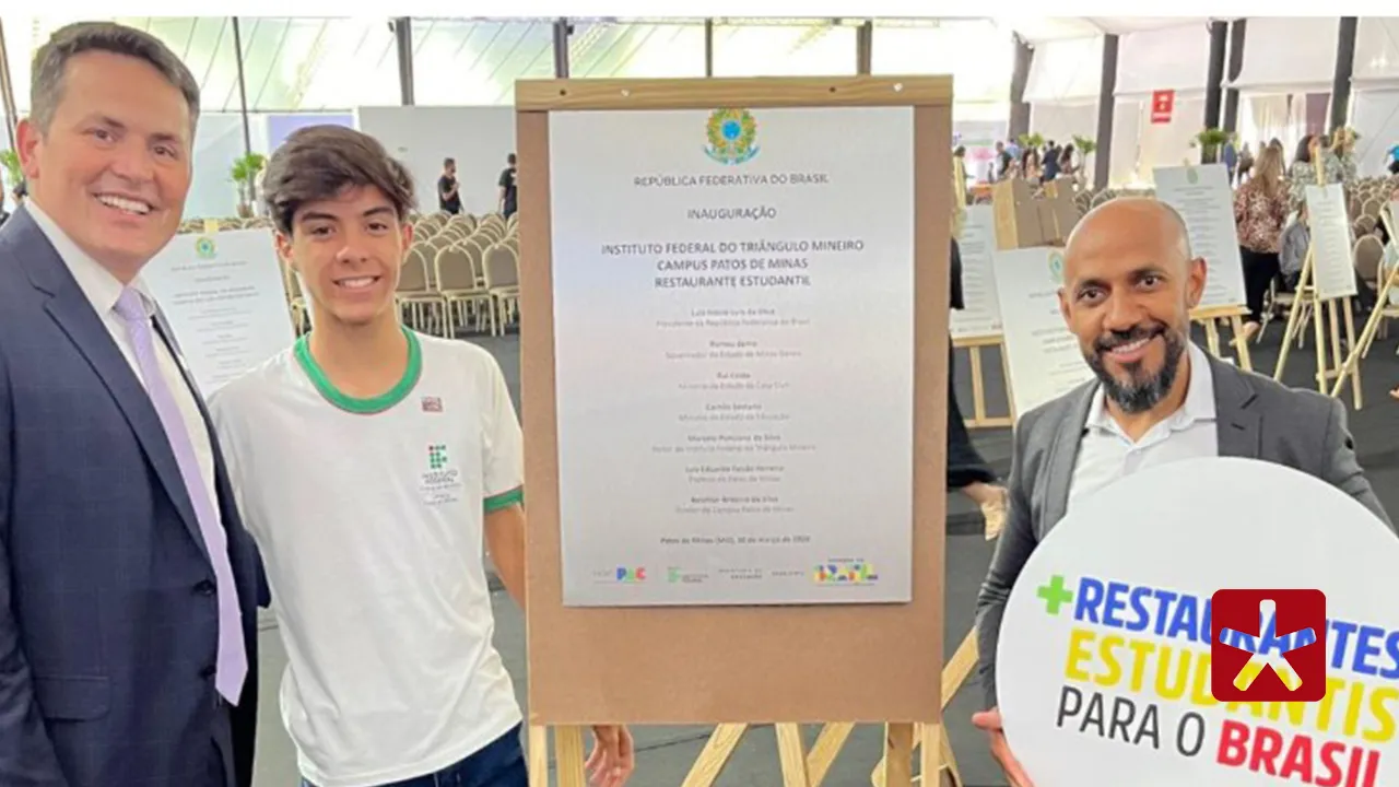Refeitório estudantil do IFTM Campus Patos de Minas é inaugurado em cerimônia oficial em Brasília