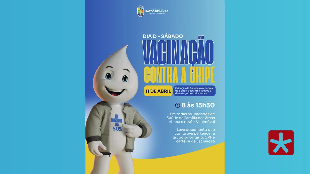 Dia D de vacinação contra a gripe acontece neste sábado