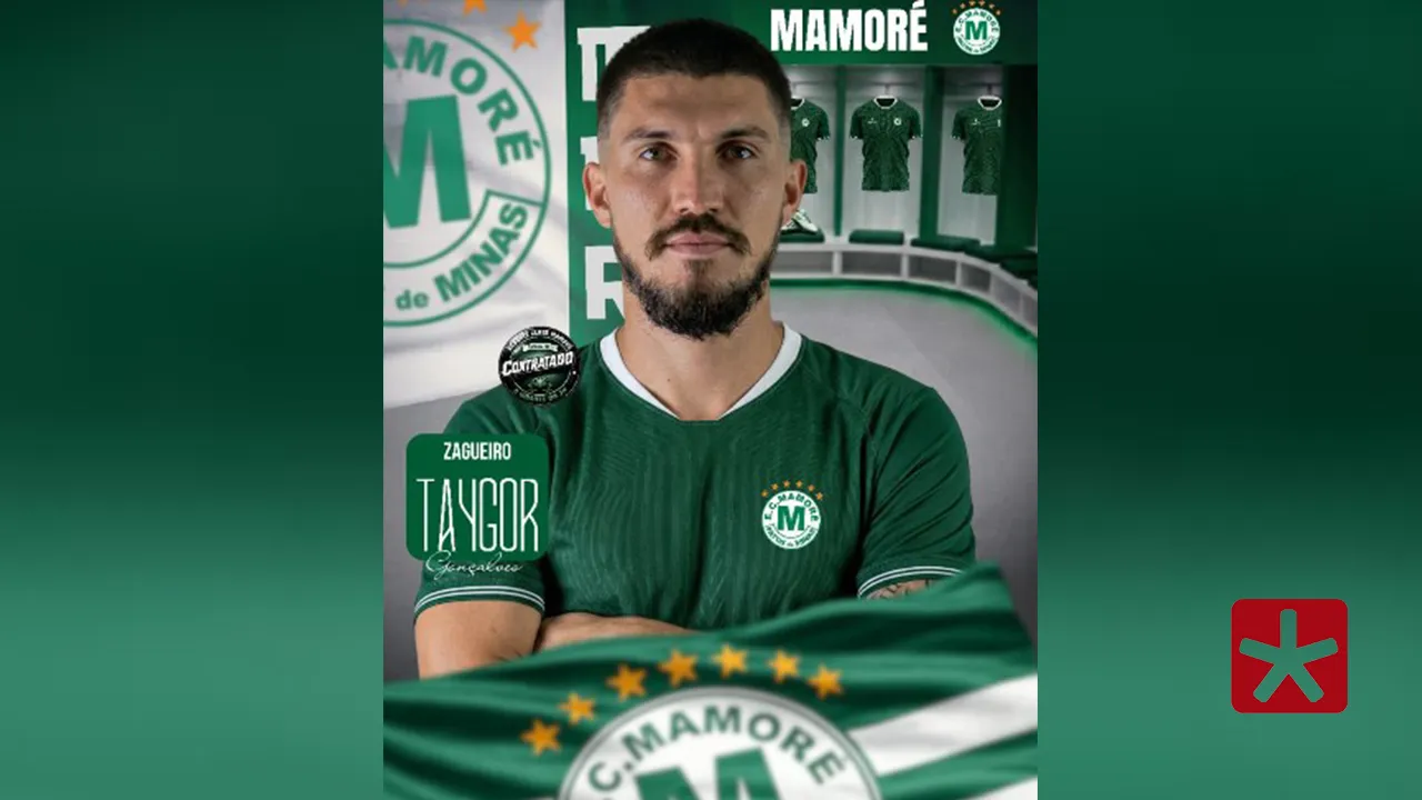 Mamoré anuncia contratação do zagueiro Taygor para reforçar a defesa