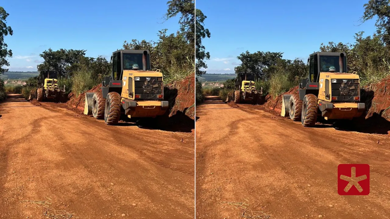 Prefeitura de Patos de Minas inicia asfaltamento de estrada de acesso ao aterro sanitário 