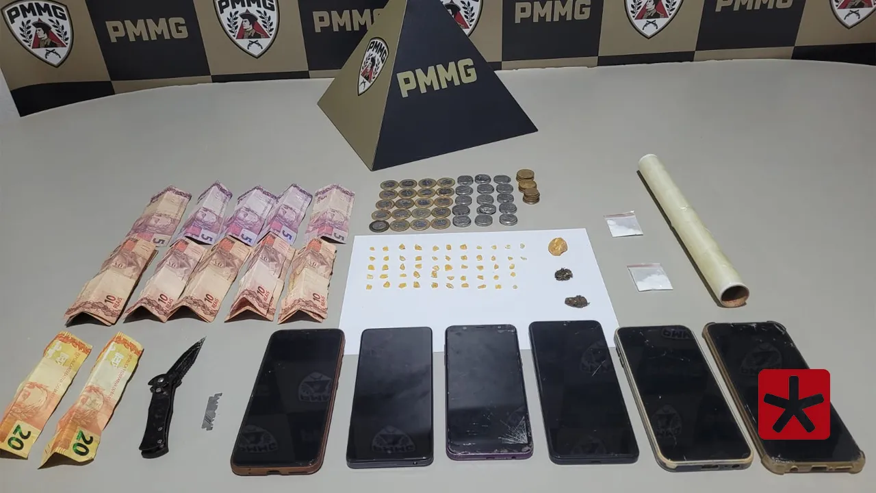 Homem é preso em flagrante com 52 pedras de crack em Monte Carmelo 